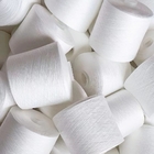 Los hilados de polyester hechos girar anillo de alta resistencia 50s cuentan el cono de papel sin nudos para hacer punto