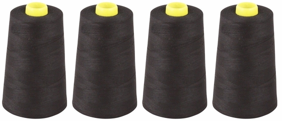 Venta caliente de hilo de costura de overlock con buen estiramiento ropa deportiva 40/2 hilo de costura de poliéster