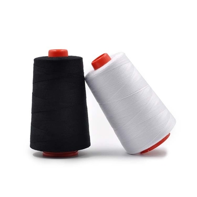 40/2 3000 5000 10000 Yards 100% Polyester hilo de costura prendas de vestir y traje-vestido hilo de costura