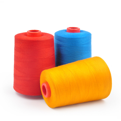 100% de poliéster de costura de hilos 40/2 40s/2 402 3000 Yards Spot con diferentes colores