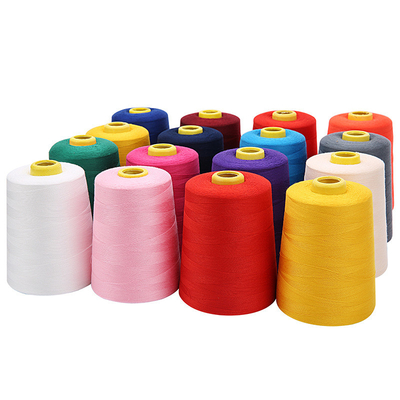 100% de poliéster de costura de hilos 40/2 40s/2 402 3000 Yards Spot con diferentes colores