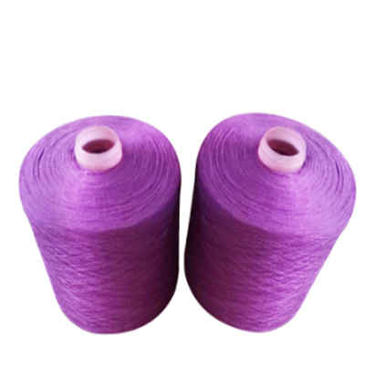 Negro Rojo Amarillo Verde Azul Oscuro Colores 100% Poliéster Anillo Spun Yarn Cama, Sillón de cama Coser