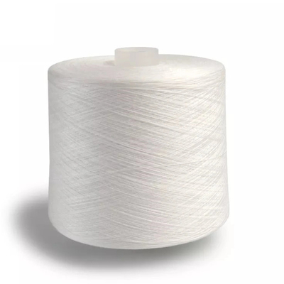 Filamentos blancos en bruto de poliéster 100% de anillo de espuma 40/2, 60/2, 60/3