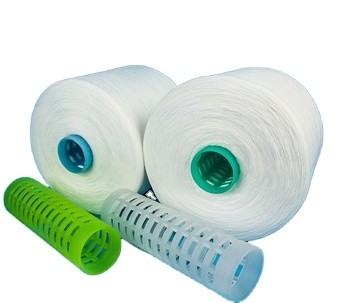 Filamentos de poliéster de 100%, de color blanco 402 202 302 502 Hielo de coser duradero para denim