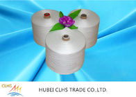 40 / Hilado hecho girar poliéster crudo del blanco 2 100% en el cono de papel para el hilo de coser