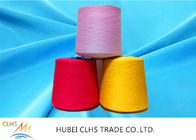 Alto teñida la tenacidad del color hilados de polyester los hilados de polyester 100% de 20S-60S YIZHENG