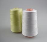Tenacidad hecha girar del hilo de coser del poliéster de Yizheng 100 de la ropa alta