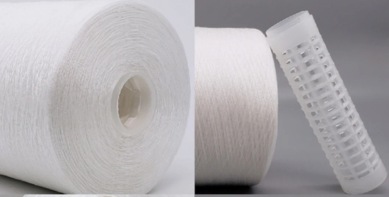 50/3 100% de poliéster y hilo de costura de espuma, blanco crudo