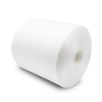 Venta en caliente Blanco crudo 40/2, 20/2, 30/2 50/2 100% de poliéster de costura