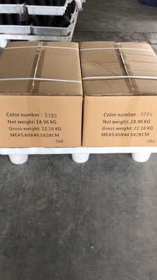 Lugar de fábrica 100% de poliéster hilo de costura multicolor 40/2 3000Yards/Cone