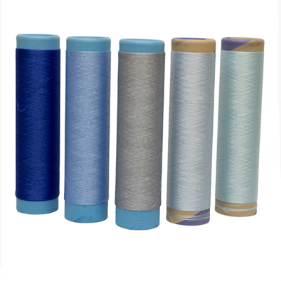 150D/48F Hilados de poliéster DTY de color blanco crudo para tejidos y tejidos