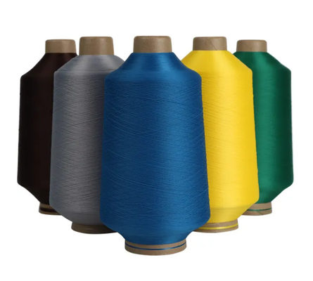Color 150D/48F DTY Hilados de poliéster para tejer