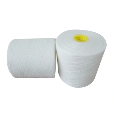 Blanco crudo 20/2 40/2 100% de poliéster Anillo de hilo de costura