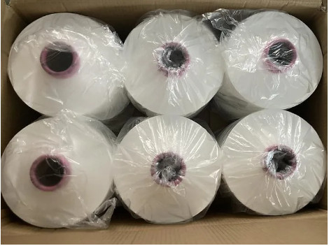 Filamentos de poliéster 100% DTY de color blanco crudo 150/36 150/48 150/144 150/48