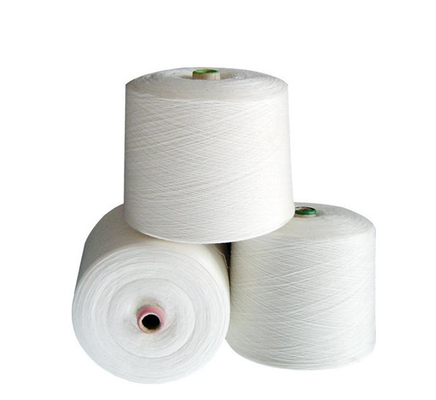 Filamentos blancos en bruto de poliéster 100% de anillo de espuma 40/2, 60/2, 60/3