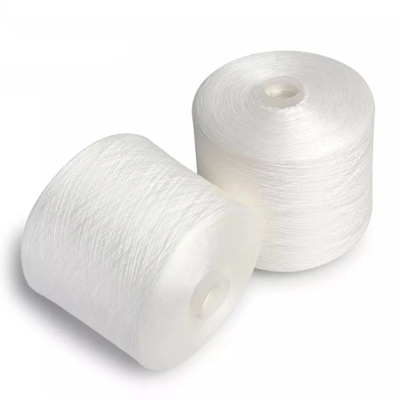 40s/2, 30s/2 Blanco crudo 100% poliéster de núcleo de hilado espumado Precio de fábrica