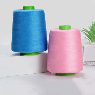 China 8000 Yards Poliéster hilo de costura espuñado Poliéster hilos de costura para ropa de venta caliente