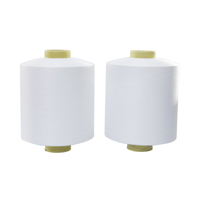 100D/36F Blanco crudo 100% Filamento de poliéster Calcetines con guantes de punto 150D/48F