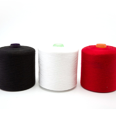El poliéster crudo 100% del blanco hizo girar los hilados de polyester 20S 30S 40S 50S 60S para el hilo de coser