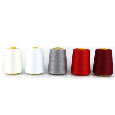 China Fábrica 100% de poliéster hilo de costura 402 hilo de poliéster color de hilos personalizables