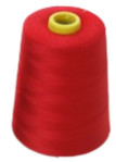 Filamento de costura 40/2 5000yds Fábrica de venta al por mayor 100% poliéster teñido de espuma Materia prima para la costura de prendas de vestir