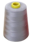 Filamento de costura 40/2 5000yds Fábrica de venta al por mayor 100% poliéster teñido de espuma Materia prima para la costura de prendas de vestir