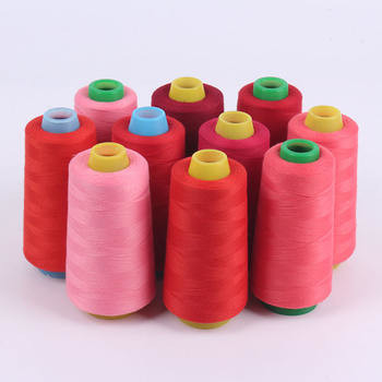 Filamento de costura de alta calidad al por mayor 50/2 40/2 100 Filamento de poliéster para coser