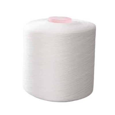 60/2 60/3 60s Blanco óptico blanco en bruto 100% poliéster hilados para hilo de costura
