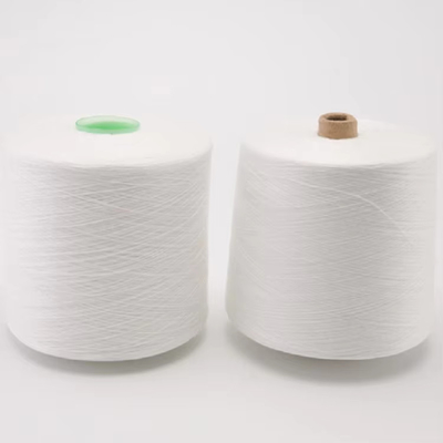 60/2 60/3 60s Blanco óptico blanco en bruto 100% poliéster hilados para hilo de costura
