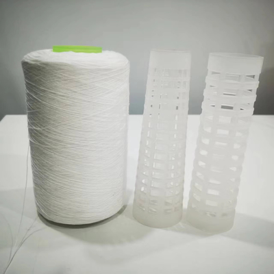 60/2 60/3 60s Blanco óptico blanco en bruto 100% poliéster hilados para hilo de costura