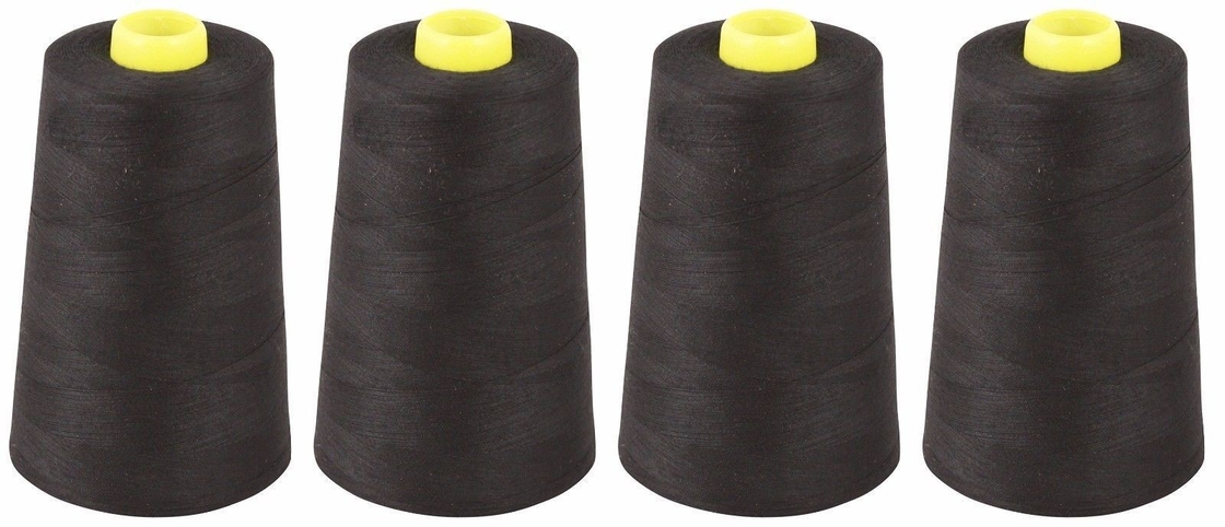 El hilo resistente coloreado multi del poliéster trenza 40/2 50/2 60/2 5000 yardas