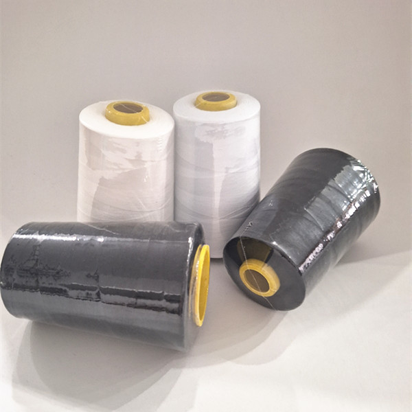 Blanco, Negro, Colores Hilo de coser de poliéster de alta tenacidad 40/2 para máquina de coser de alta velocidad