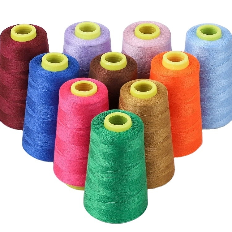 Los colores 20/2 hilo de costura de poliéster con precio barato