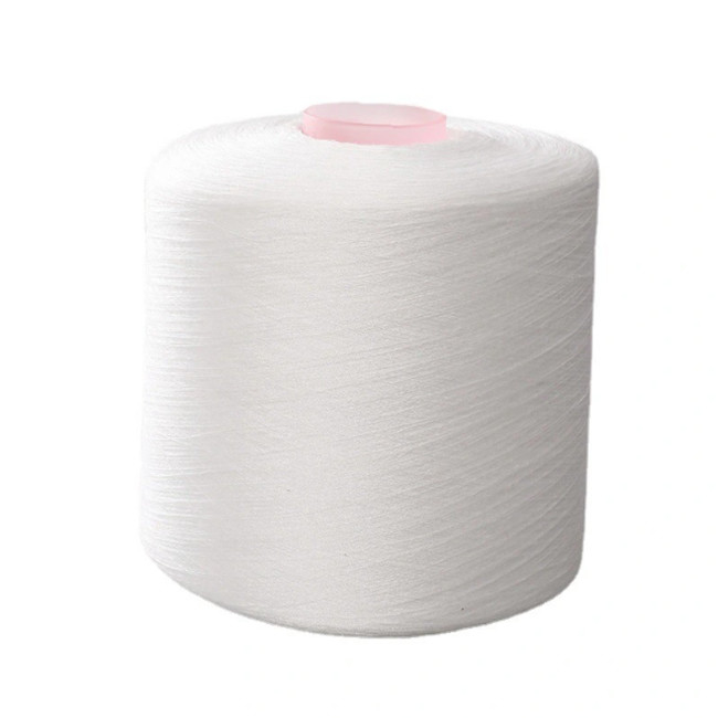 Z Hielo de poliéster de trenzado 60 / 2 con tubo de tinción de baja contracción para coser