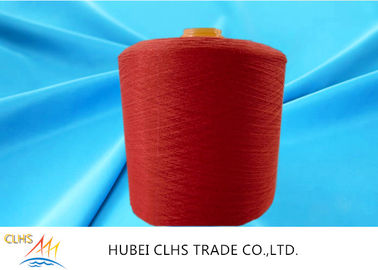 Alto rojo bajo teñido el 100% de la contracción de los hilados de polyester de la tenacidad para el hilo de coser