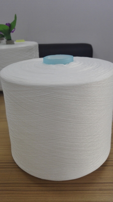Hilados de polyester semi embotados crudos del blanco 100% fibras 42/2 de grapa de poliéster de Yizheng